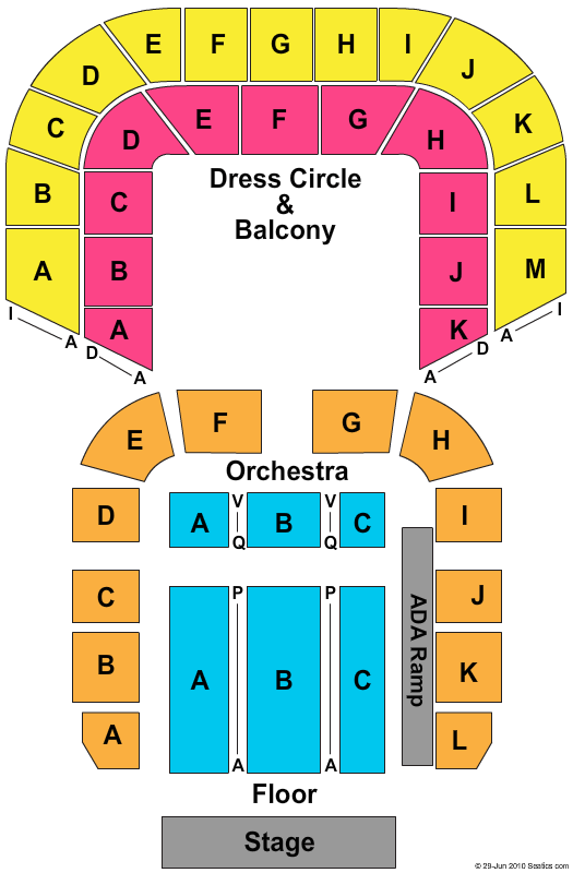 Shreveport Municipal Memorial Auditorium Seating Chart